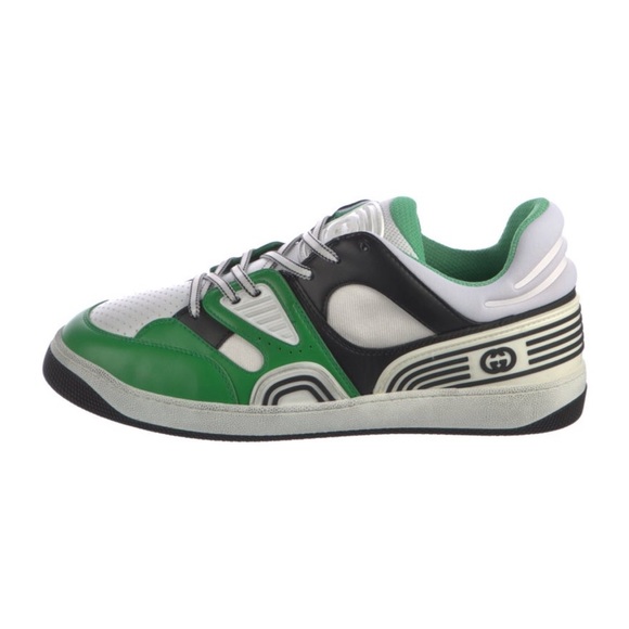 Gucci Printed Leather Sneakers - Picture 1 of 5